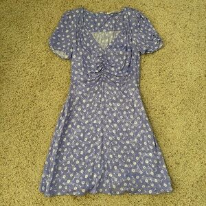 Free People Lavender Floral Midi Dress